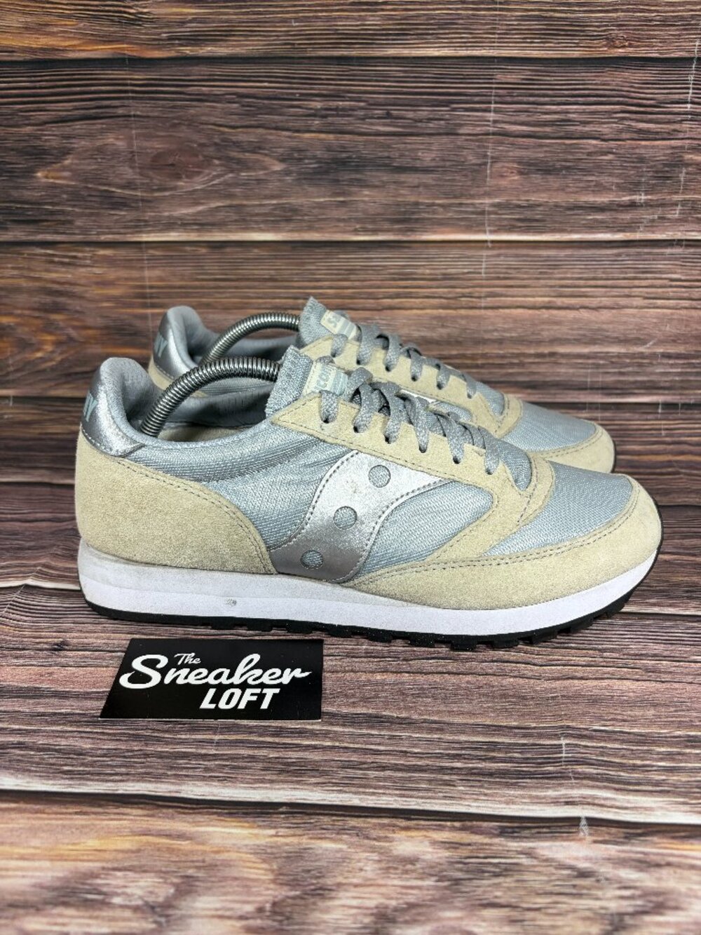 Saucony Jazz 81 Sneakers Men's Gray Silver Casual Lace Up Shoes Size 10.5